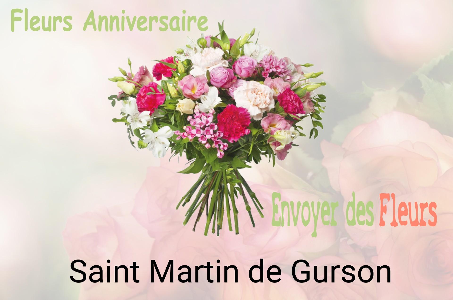 Bouquet de fleurs d’anniversaire livré à Saint-Martin-de-Gurson