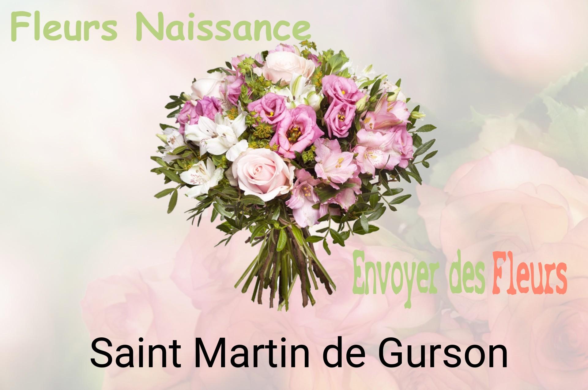 Bouquet de fleurs de naissance livré à Saint-Martin-de-Gurson